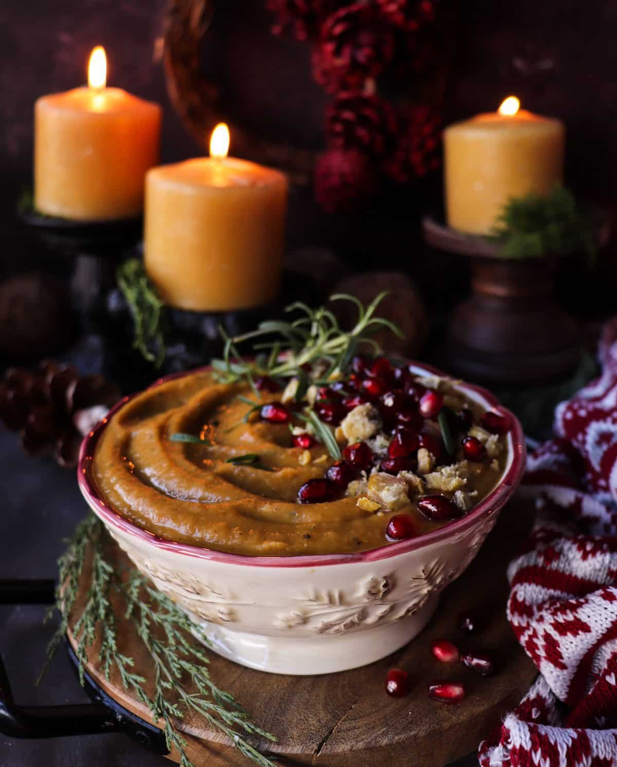 Chestnut Soup with Brandy Havoc in the Kitchen