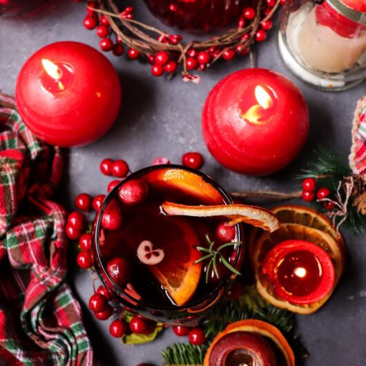 Festive Cranberry Amaretto Sangria for the Holidays
