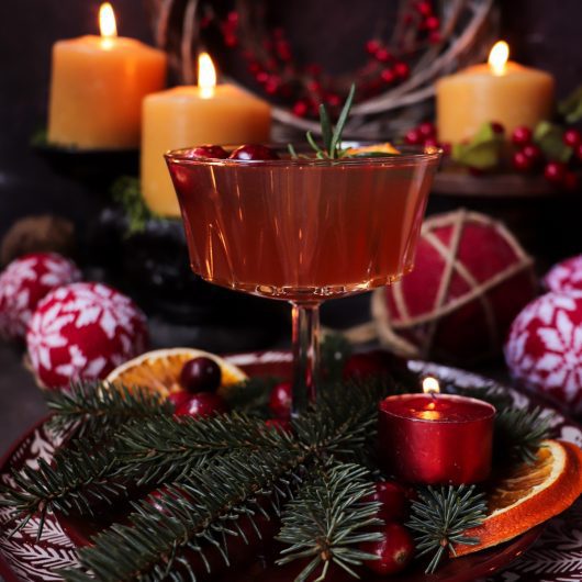 Cranberry Orange Brandy Cocktail