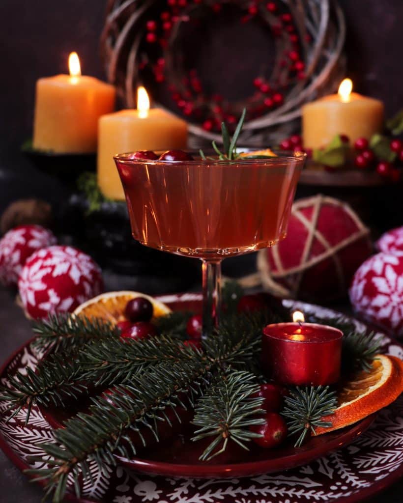 Cranberry Orange Brandy Cocktail