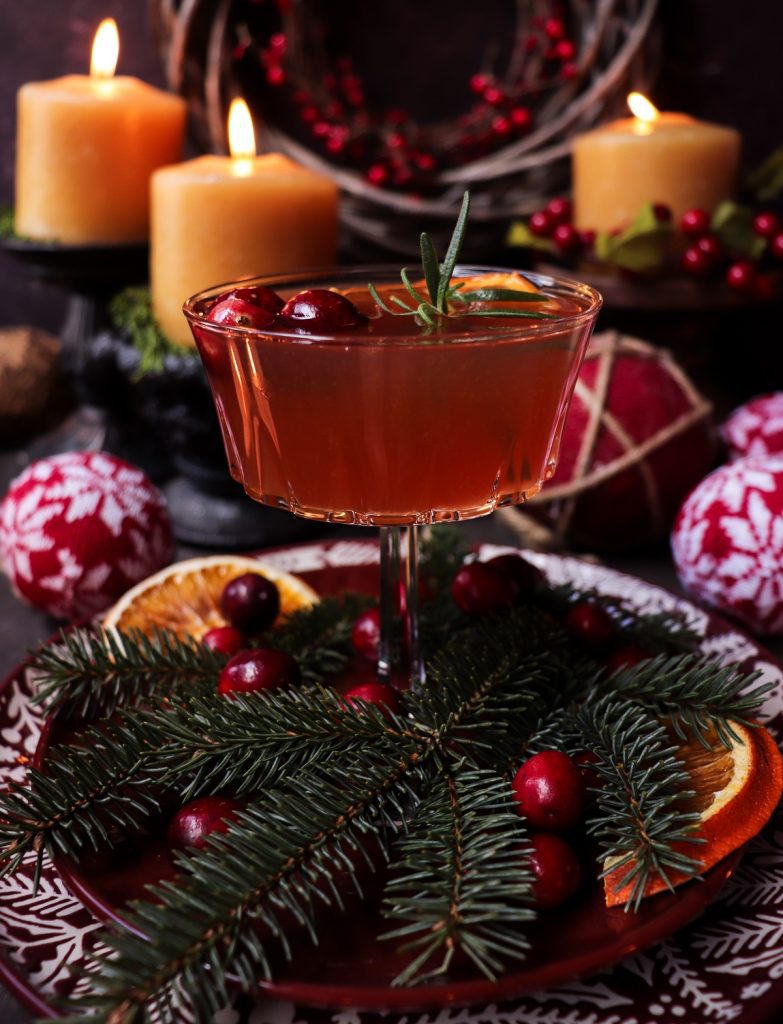 Cranberry Orange Brandy Cocktail