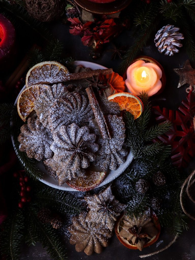 Spiced Shortbread Cookies