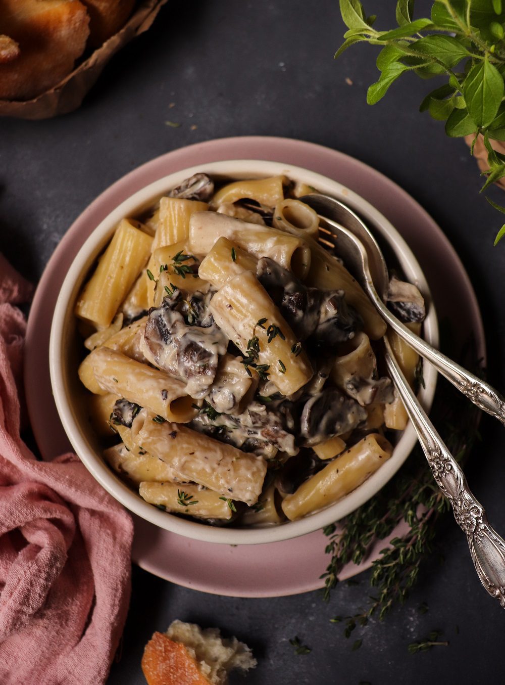 Creamy Mushroom Pasta