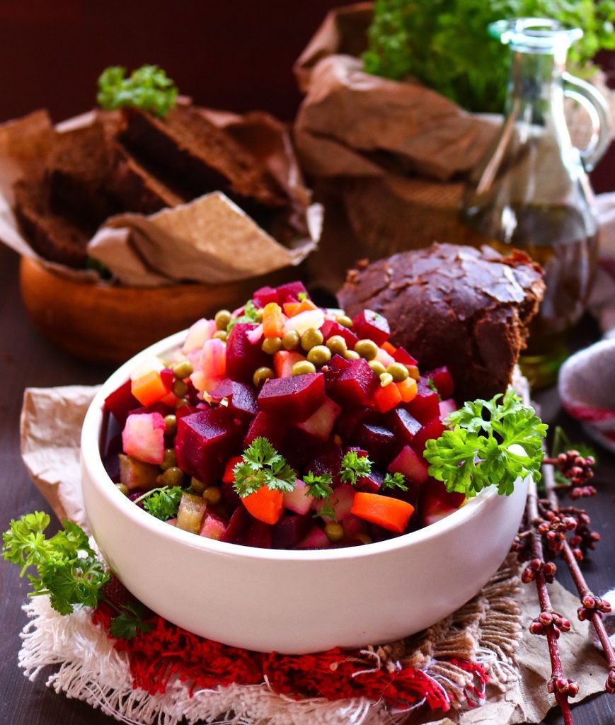 Vinegret Salad (Russian Beetroot Salad)