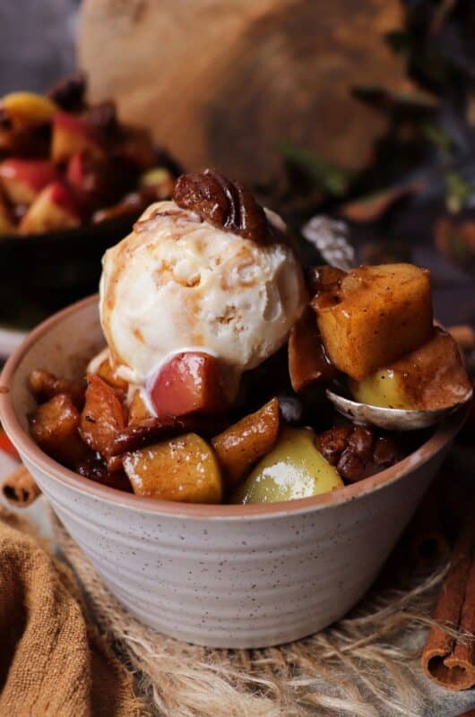 Maple Pecan Sautéed Apples