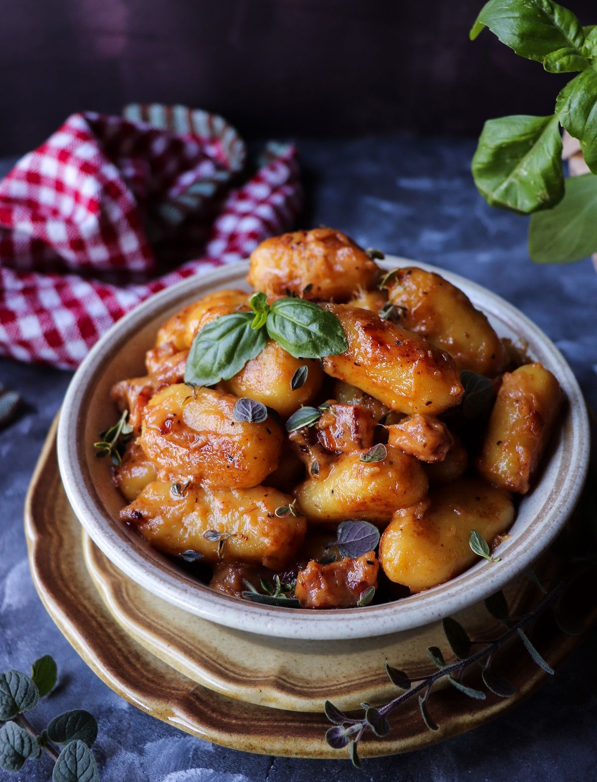 Gnocchi with Ham and Cheese
