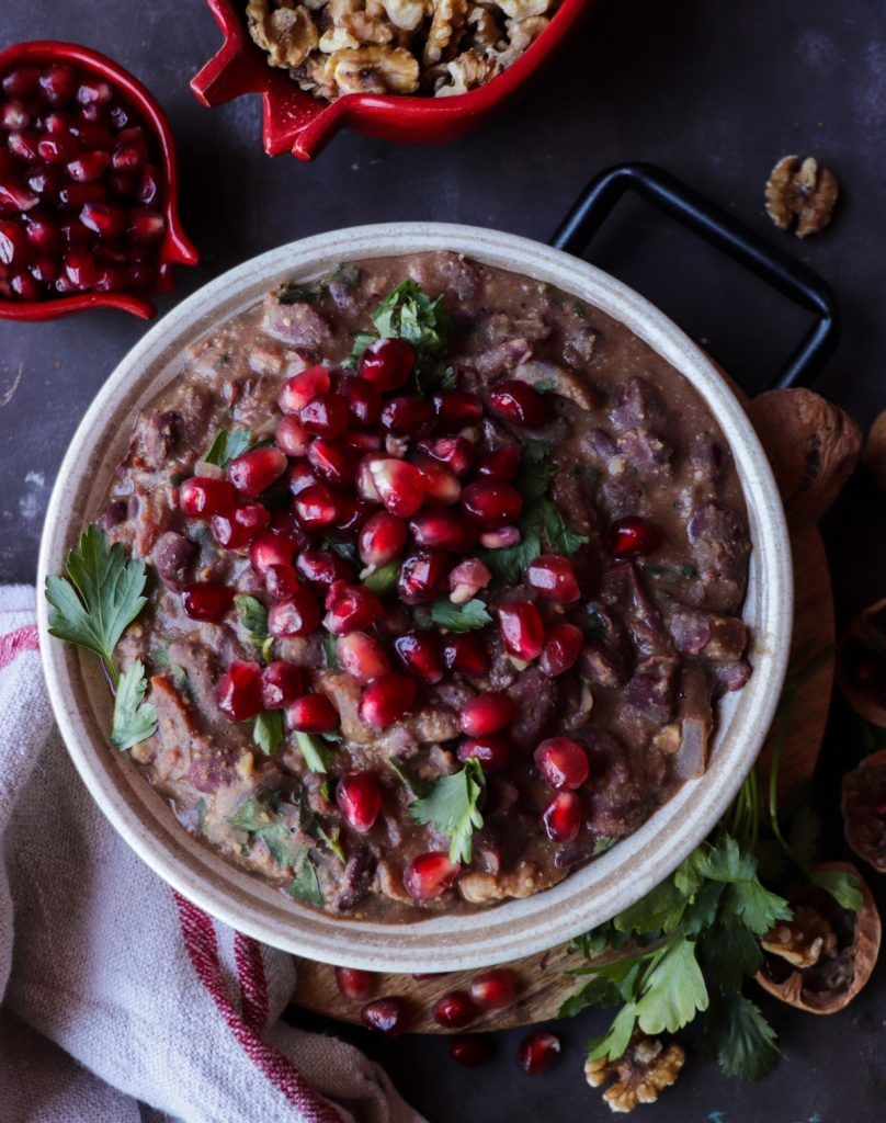 Lobio - Georgian Bean and Walnut Stew