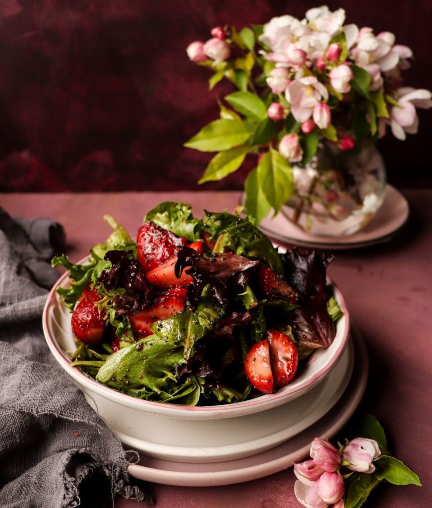 Strawberry Salad with Poppy Seed Dressing
