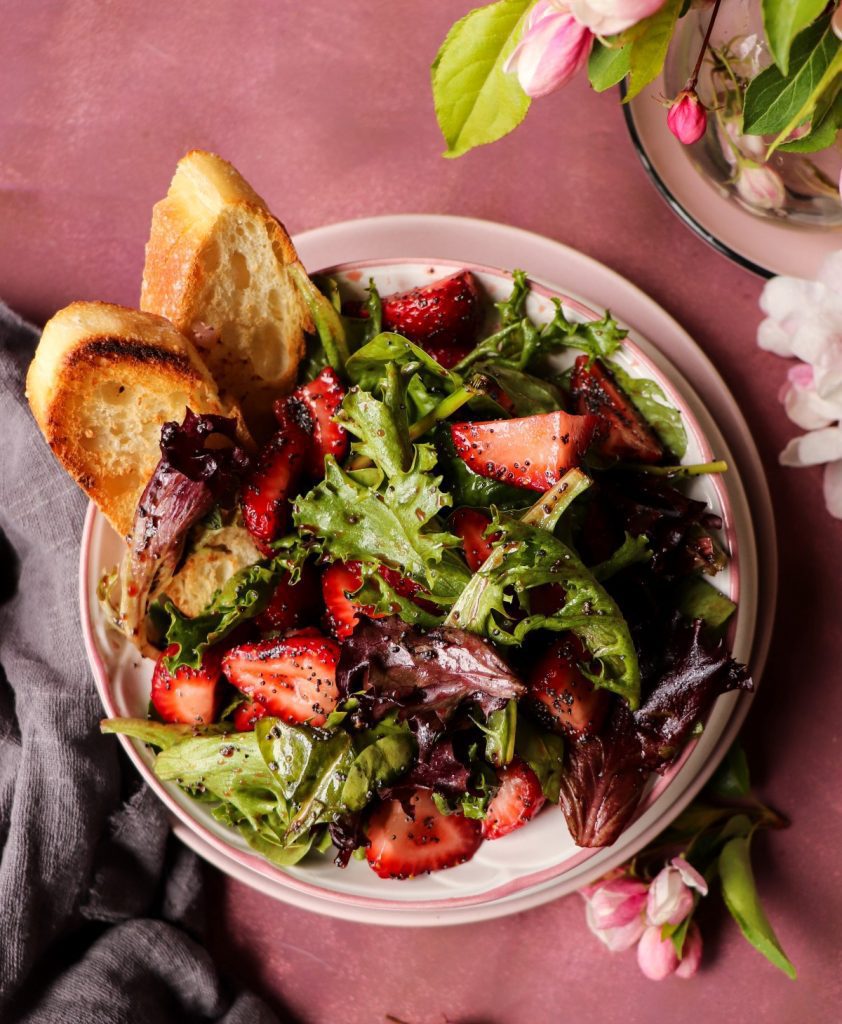 Strawberry Salad with Poppy Seed Dressing
