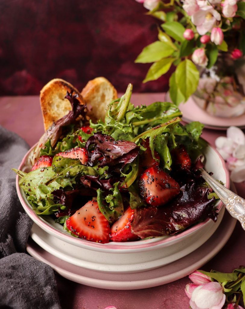 Strawberry Salad with Poppy Seed Dressing