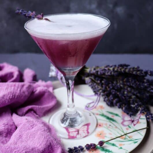 Lavender Gin Silver Fizz
