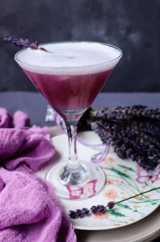 Lavender Gin Silver Fizz