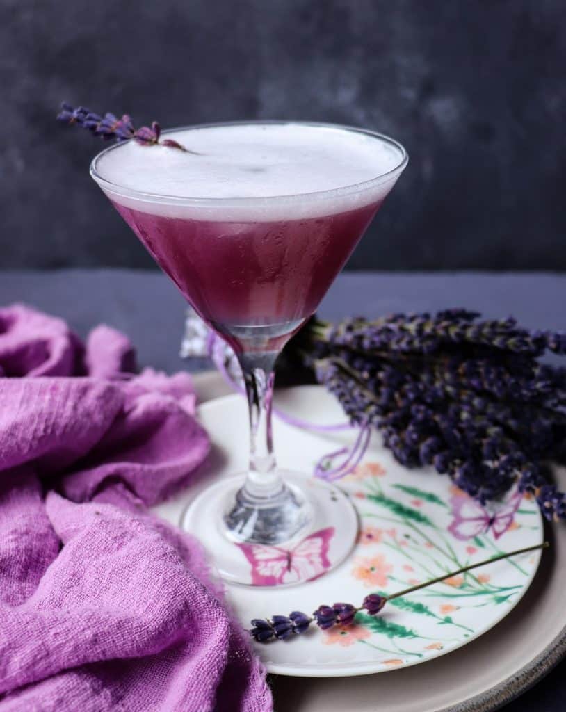 Lavender Gin Silver Fizz