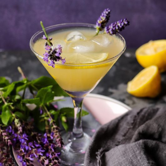 Lavender Limoncello Martini