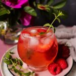 Rosé Sangria with Rose Syrup