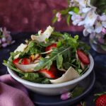 Strawberry Salad with Smoked Goat Cheese