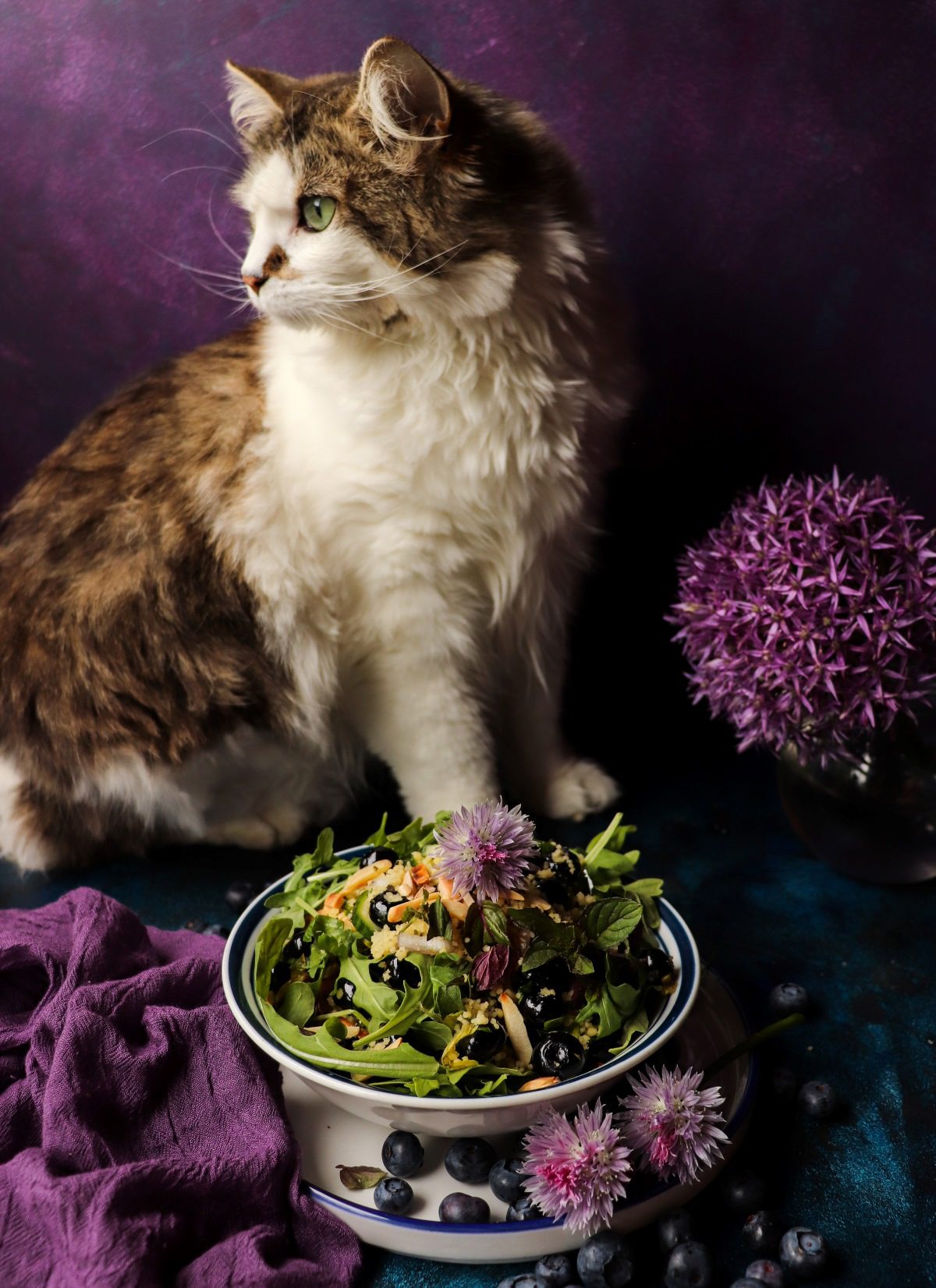 Blueberry Almond Couscous Salad