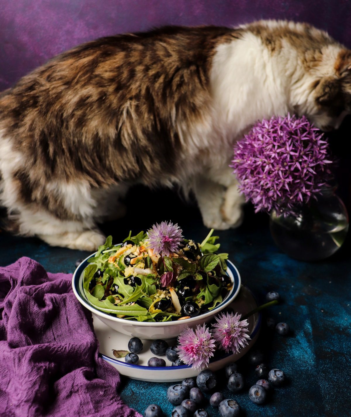 Blueberry Almond Couscous Salad