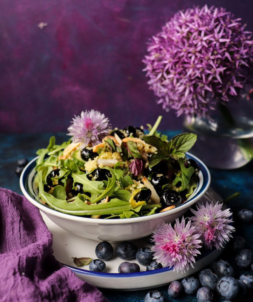 Blueberry Almond Couscous Salad