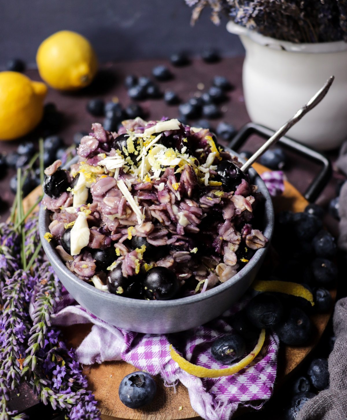 Blueberry Lavender Oatmeal