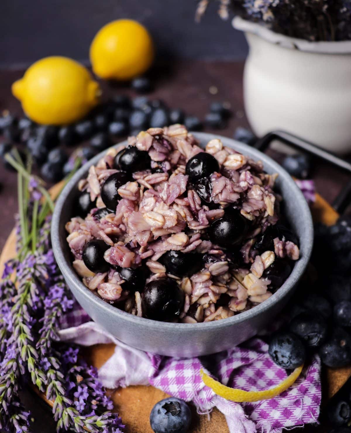 Blueberry Lavender Oatmeal
