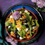 Blueberry Salad with Caramelized Almonds