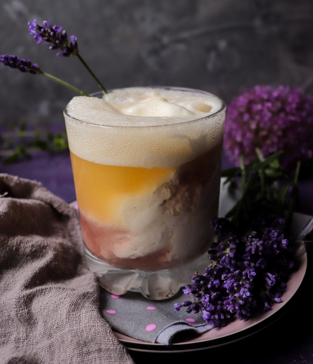Lavender Apple Cider Float