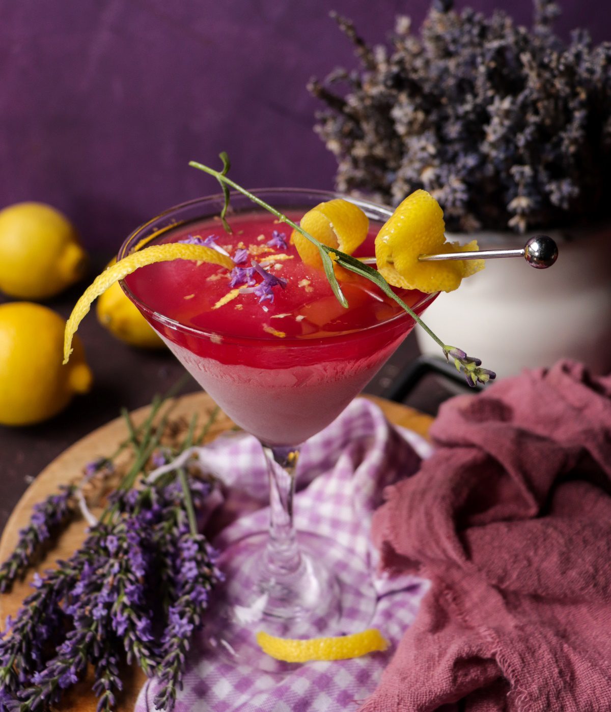 Lavender Limoncello Frozen Cocktail