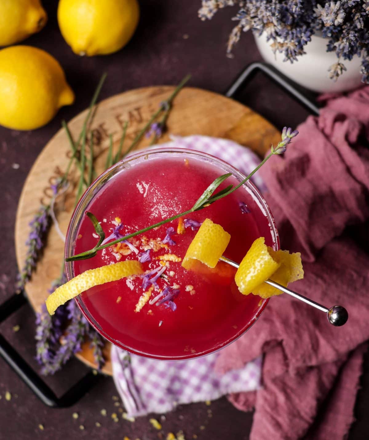 Lavender Limoncello Frozen Cocktail
