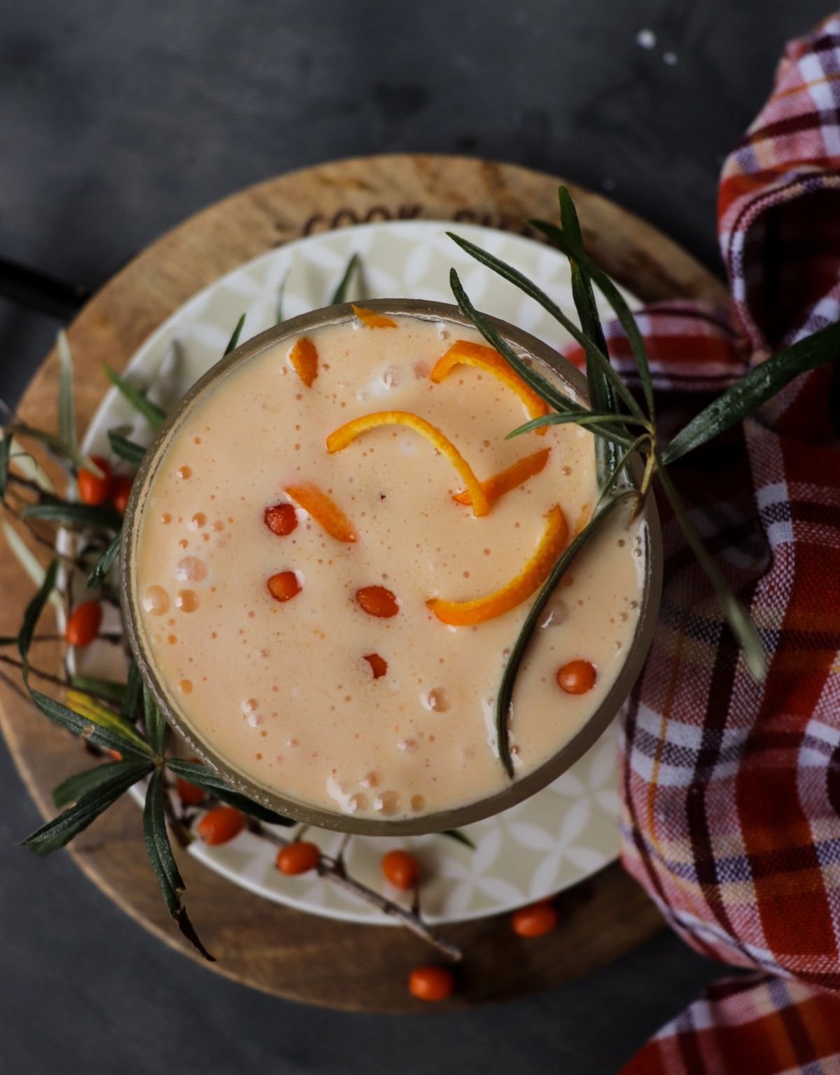 Orange Sea Buckthorn Milkshake