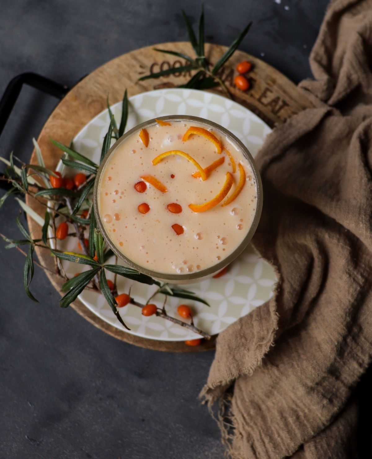 Orange Sea Buckthorn Milkshake