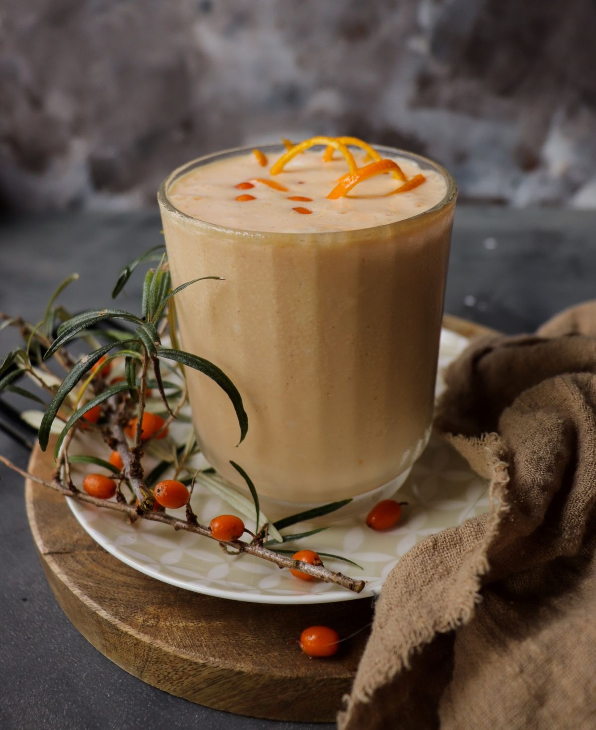 Orange Sea Buckthorn Milkshake