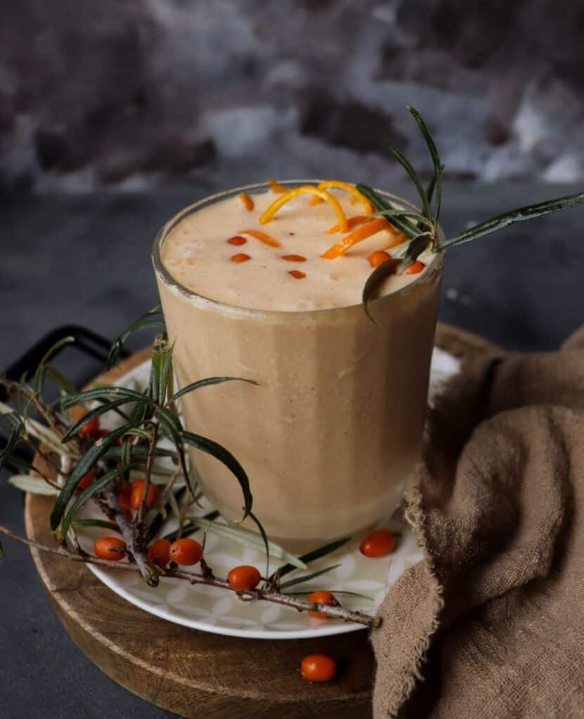 Orange Sea Buckthorn Milkshake