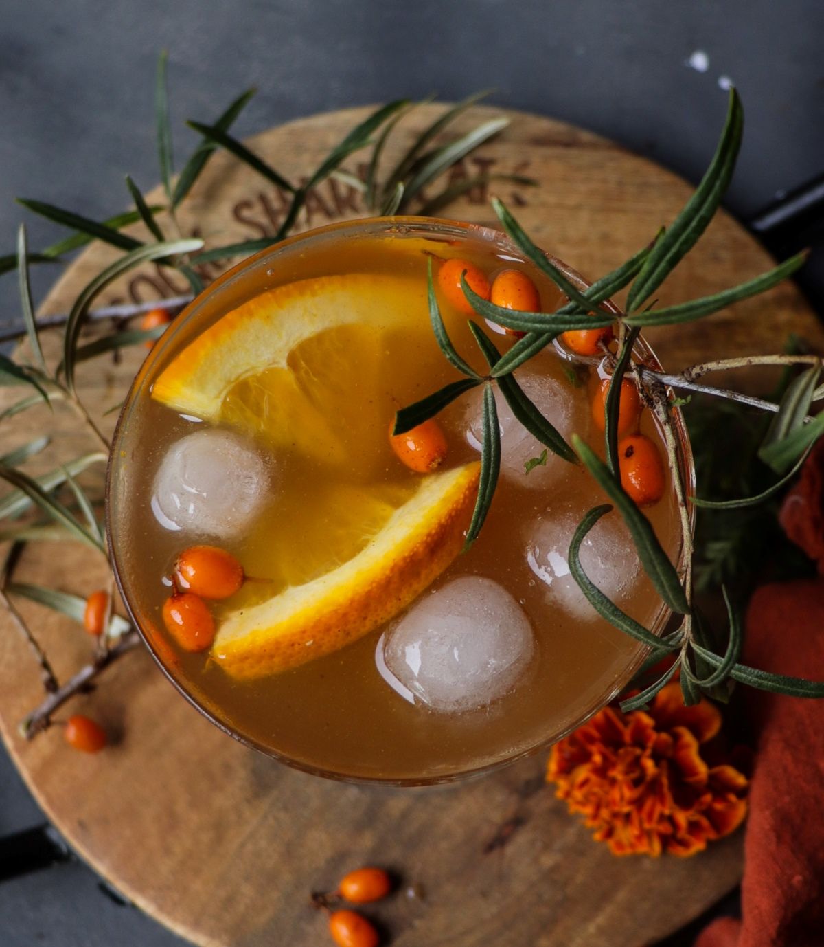 Sea Buckthorn Cocktail