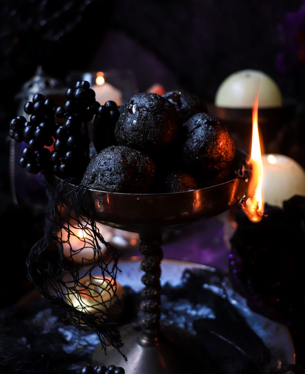 Black Sesame Date Balls