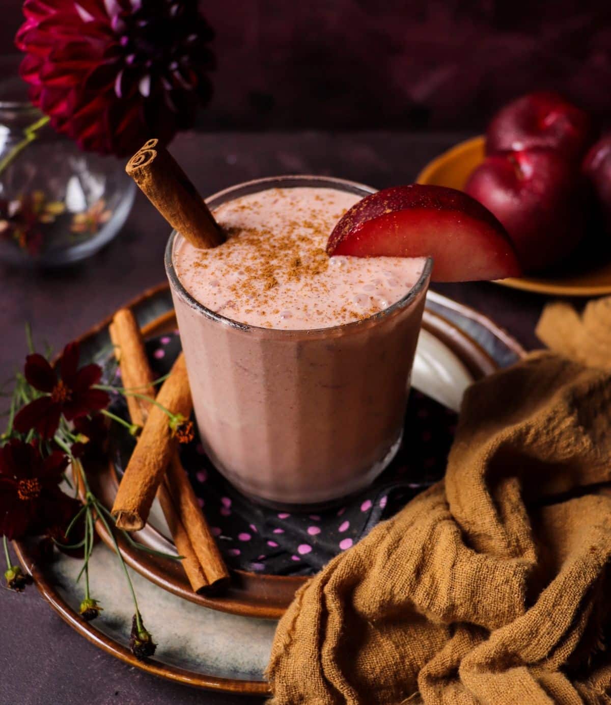 Boozy Plum Milkshake