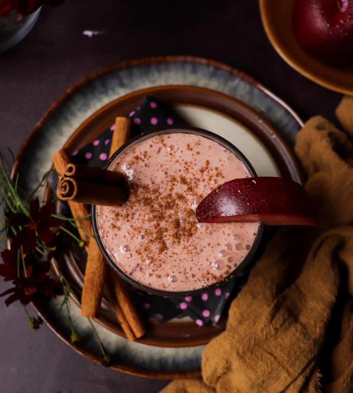 Boozy Plum Milkshake