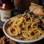 Sage and Prosciutto Pasta with Pine Nuts