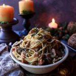 Chestnut and Bacon Pasta