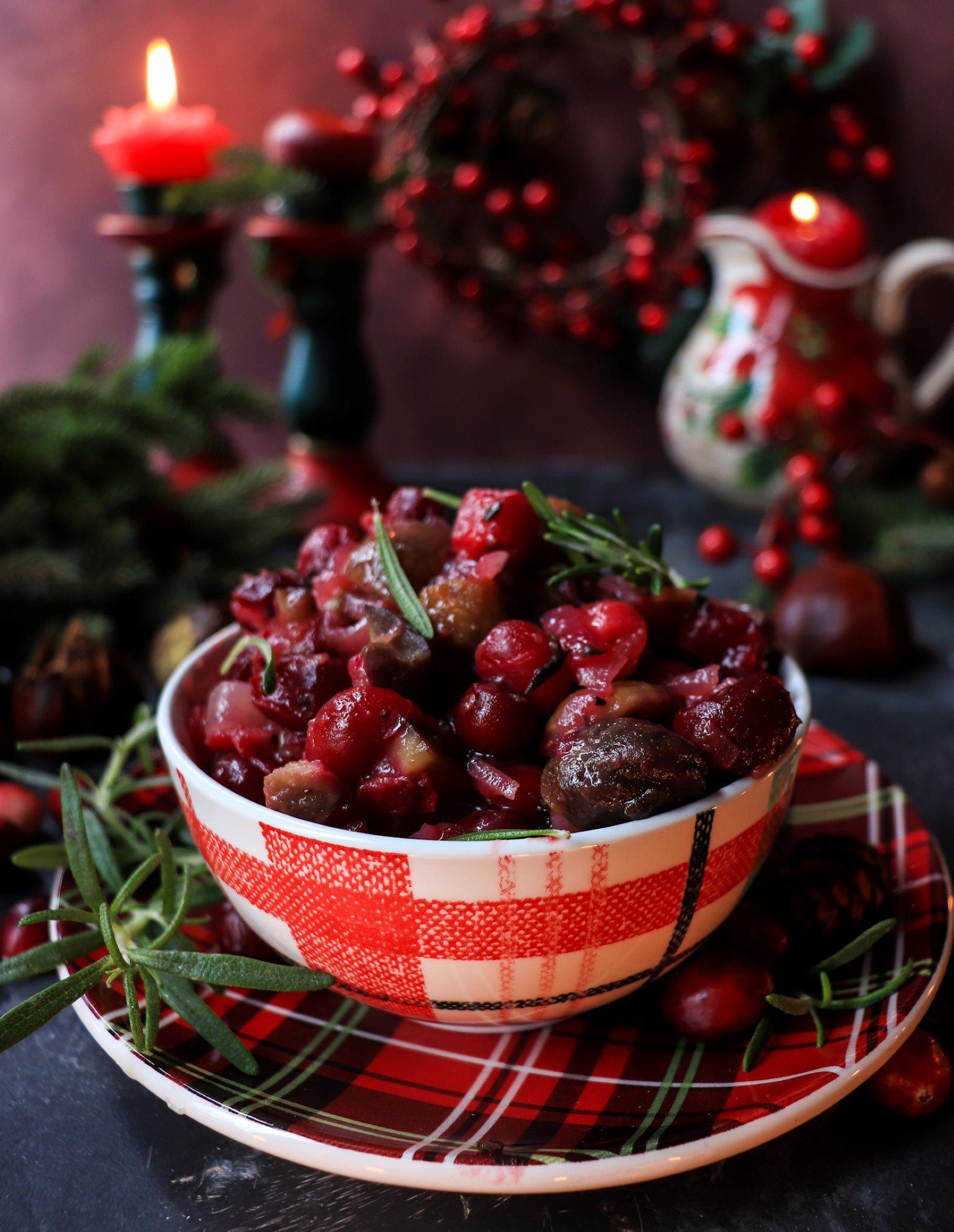 Festive Cranberry Chestnut Relish for the Holidays