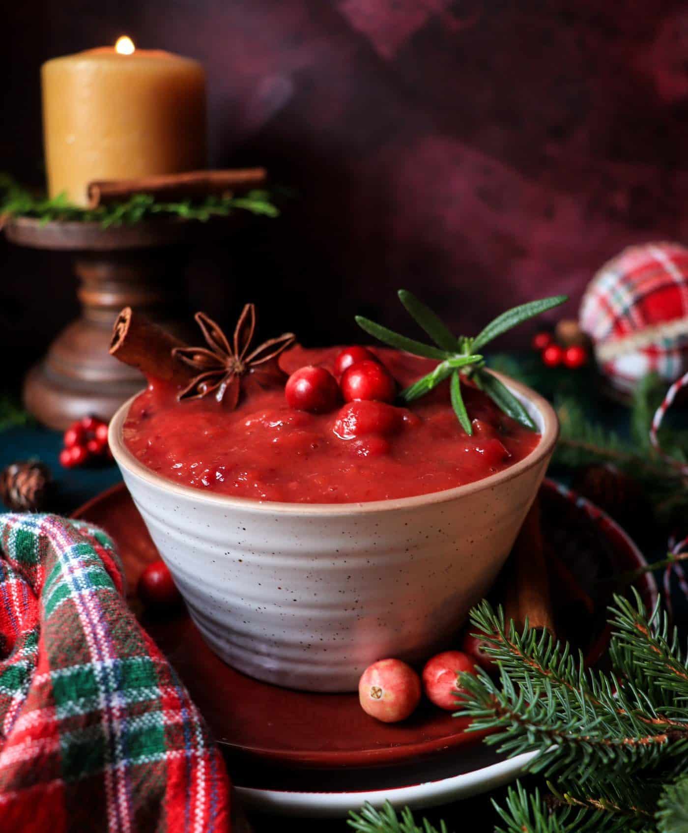 Cranberry Orange Sauce with Brandy