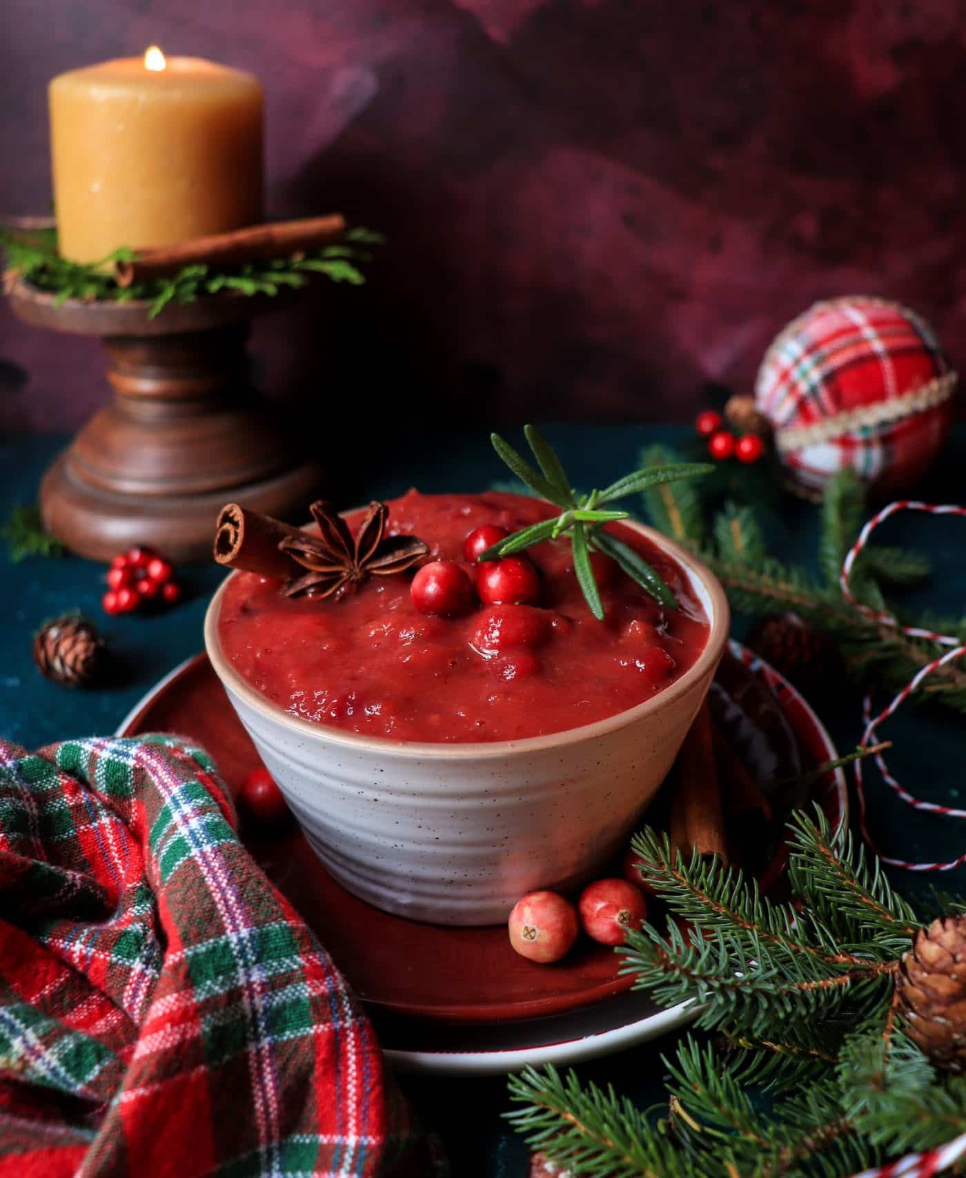 Cranberry Orange Sauce with Brandy