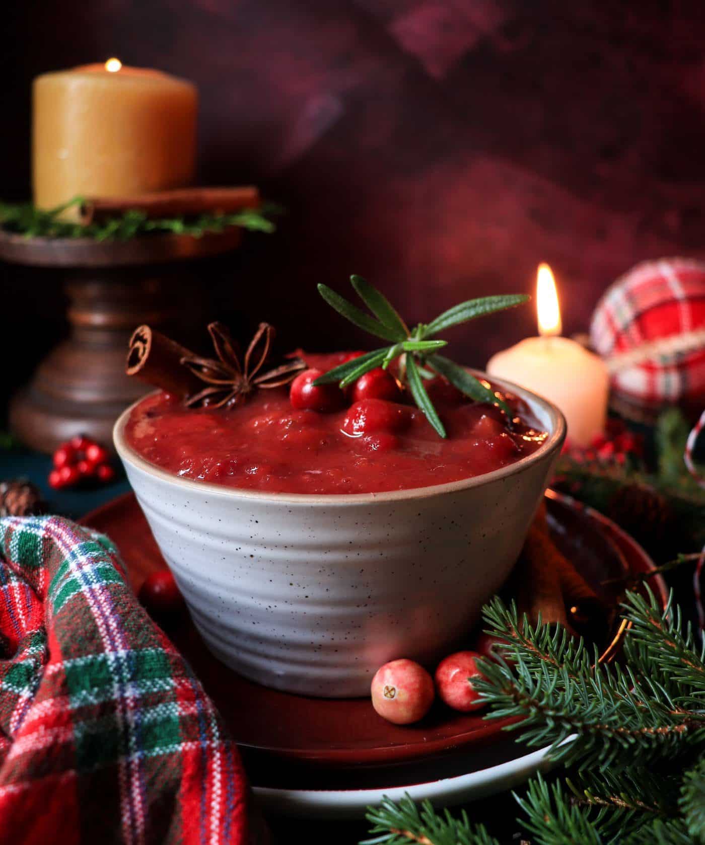 Cranberry Orange Sauce with Brandy