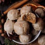 Soft Ginger Cookies with Orange Clove Glaze