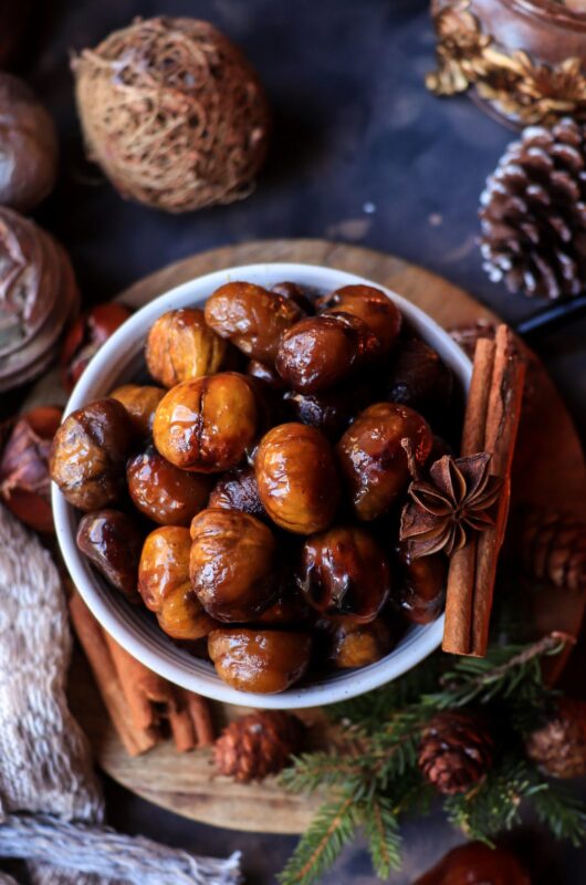 Easy Holiday Candied Chestnuts - Quick Festive Treat