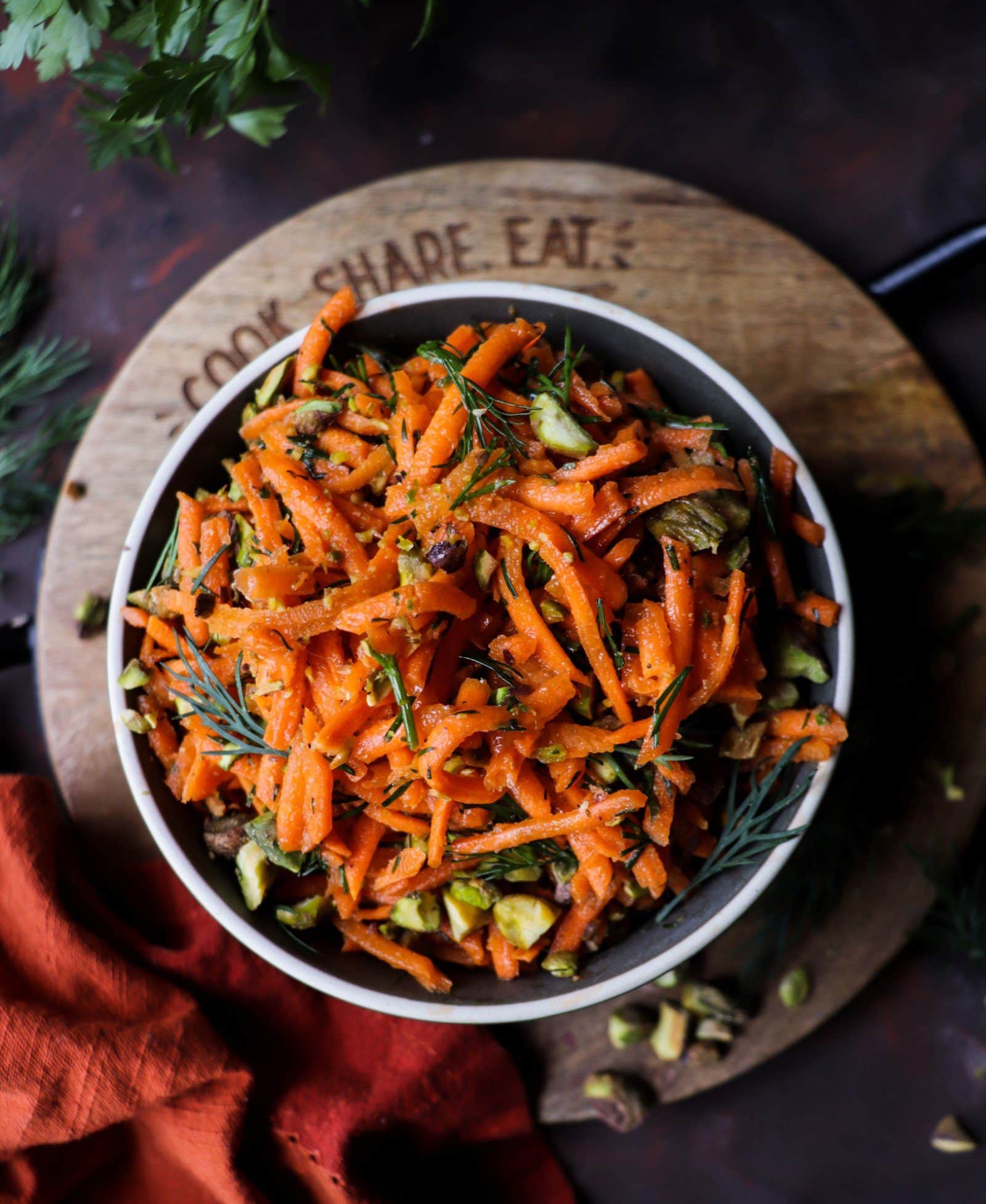 Carrot Salad with Pistachios