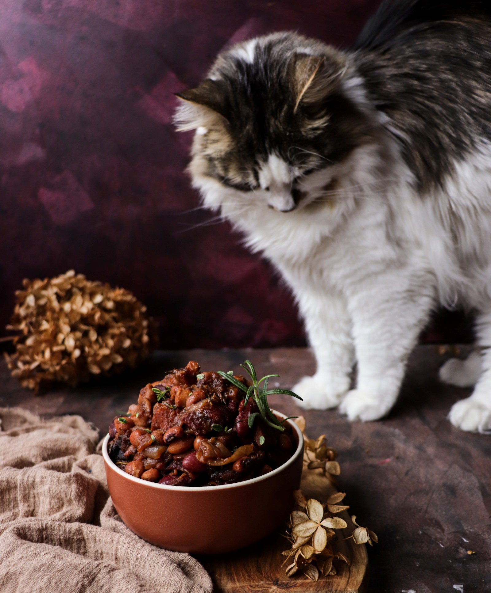 Bean Stew with Ham and Prunes