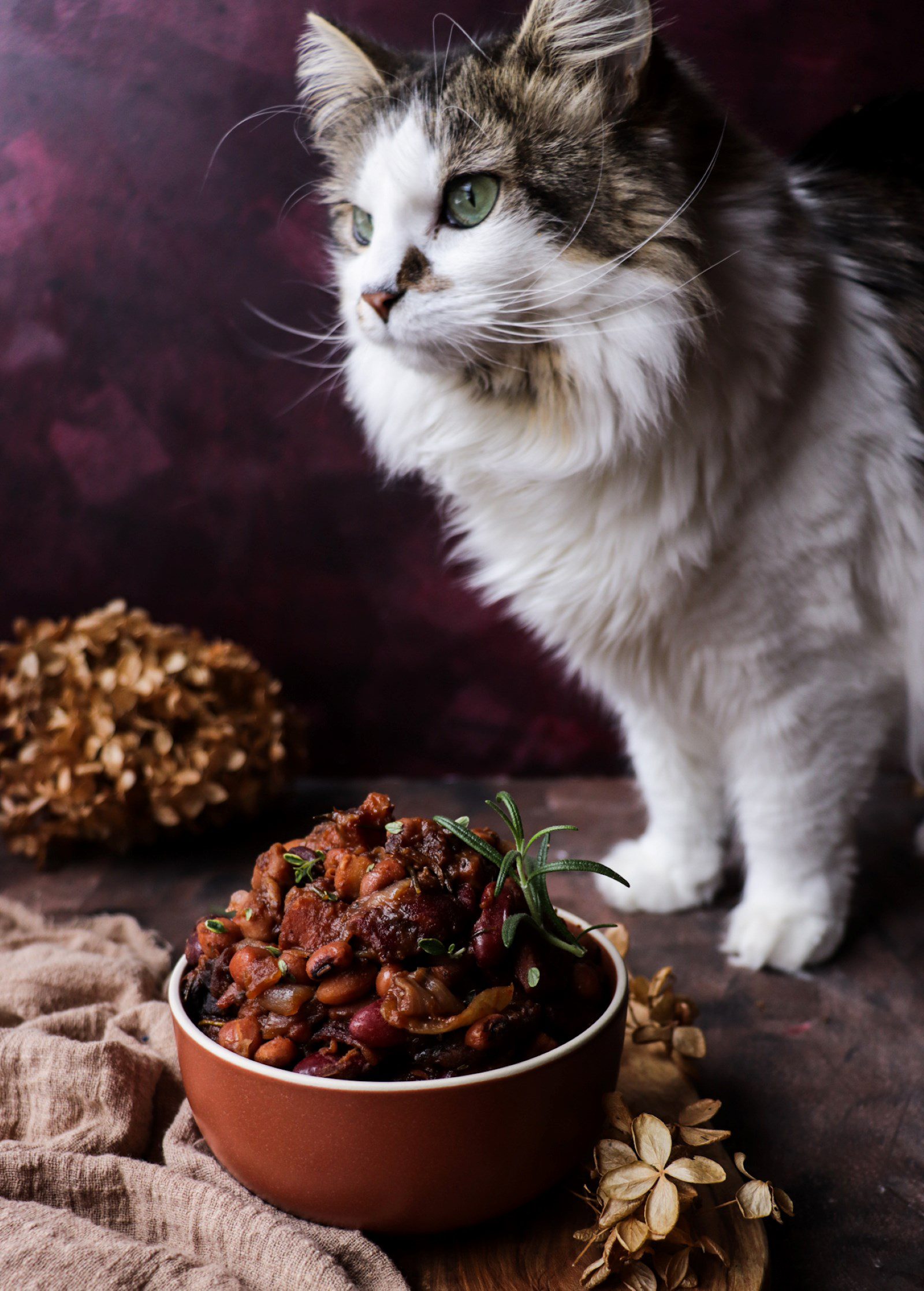 Bean Stew with Ham and Prunes