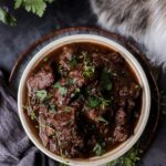 Beef Stew with Red Wine and Prunes
