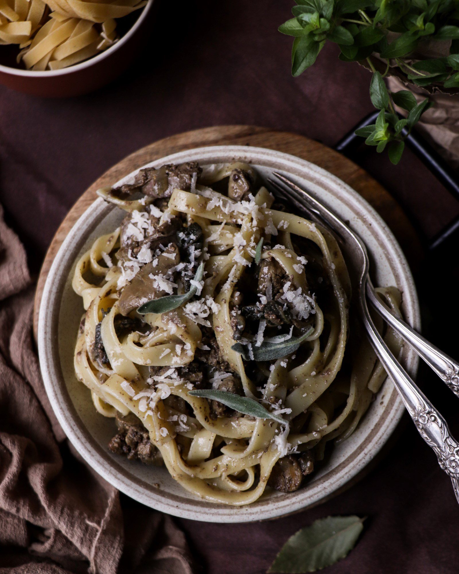 Pasta with Chicken Liver